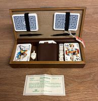 Lederbox Kartenspiel / Set Vintage