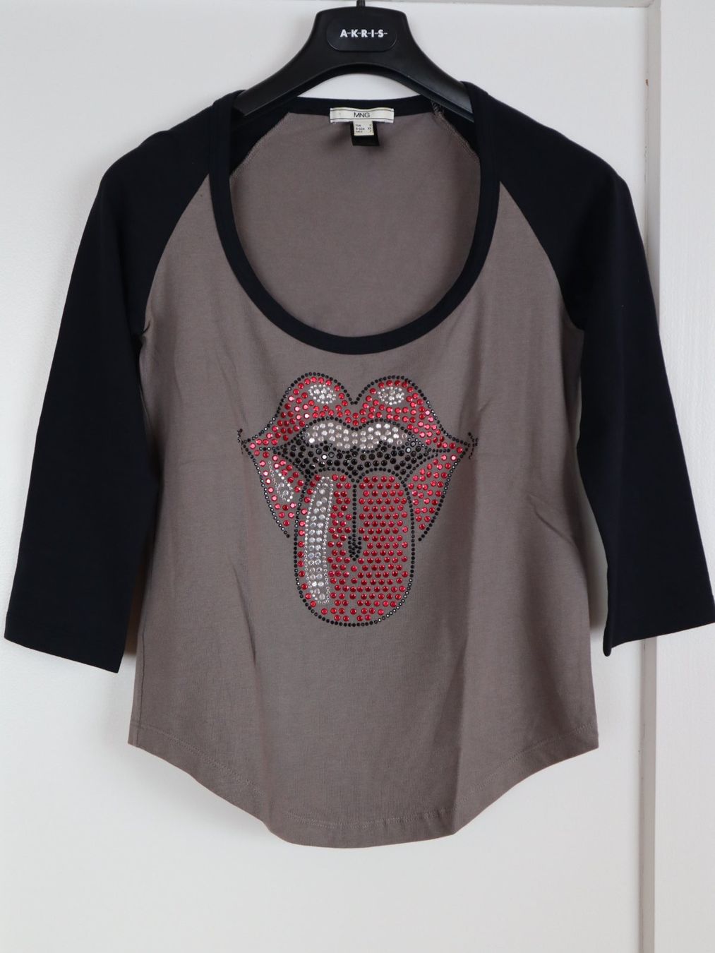 Mango T-Shirts: Shirt / 3/4 Arm Shirt, Mango, Rolling Stone, Gr. S – Neu (gemäss Beschreibung) aus Wattwil von diamant1