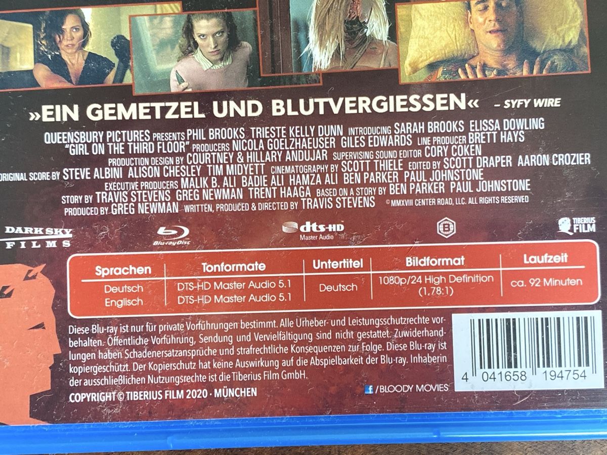 Tutti i DVDs: Girl on the third floor – Usato da Burg AG venduto da Lobo016 2