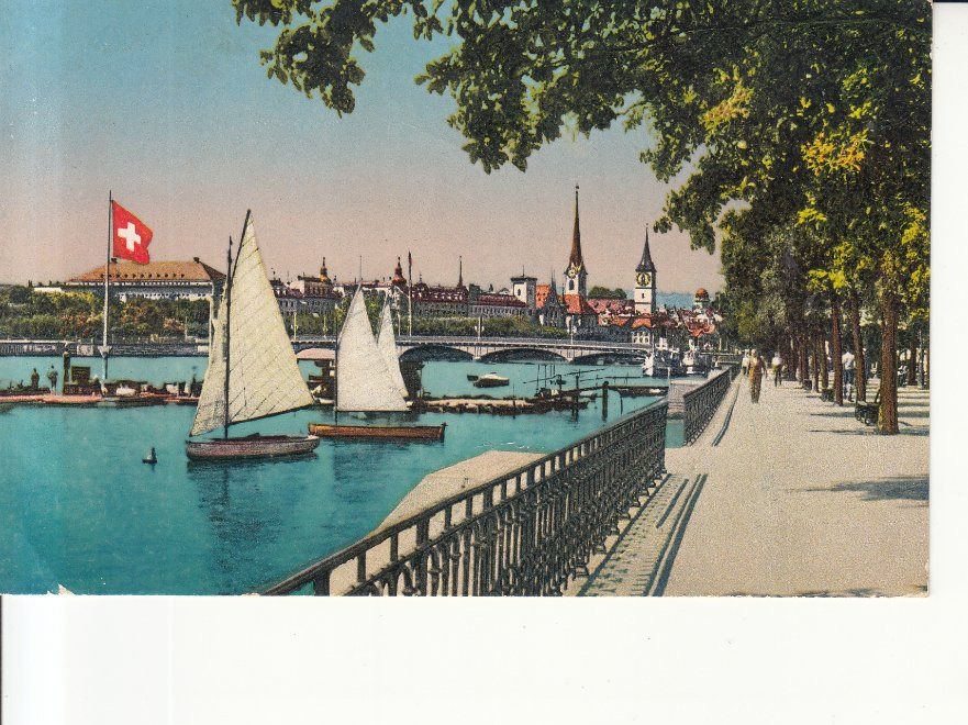 Cartoline postali: Zürich 1947 – Usato da Bürglen TG venduto da StampGraf