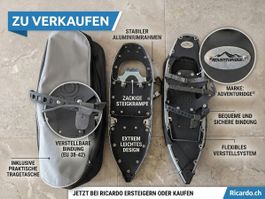 Adventuridge Schneeschuhe inkl. Tragetasch Gr. 38 - 45