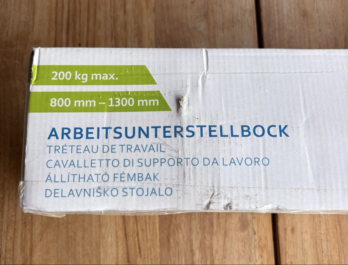 Sonstige Dekorationen & Accessoires: WORKZONE Arbeitsunterstellbock 800-1300mm neu – Neu und originalverpackt aus Welschenrohr von Koenigvon01 1