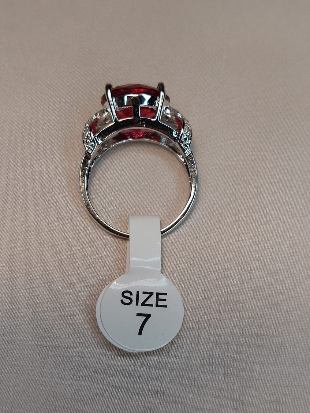 Ringe: Eleganter Ring mit Turmalin, 925 versilbert Gr. 7 – Neu (gemäss Beschreibung) aus Grenchen von maretop 2