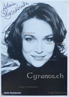 Aglaia Szyszkowitz (1968) Schauspielerin - Autogramm