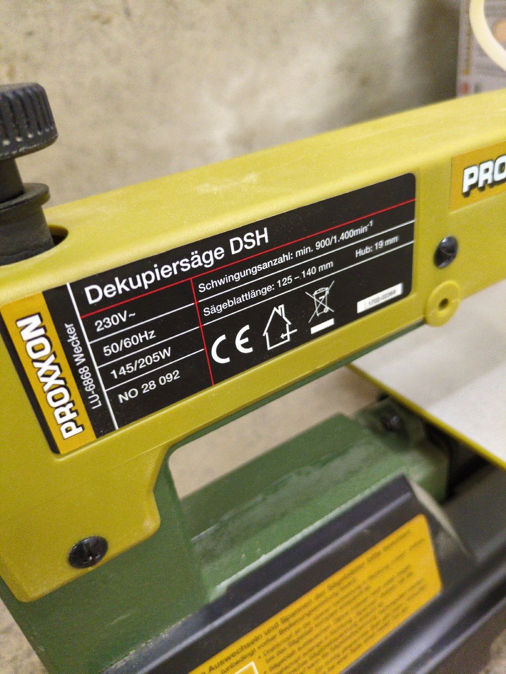 Proxxon Seghe: Proxxon Dekupiersäge DSH – Usato da Wettingen venduto da Jones360 1