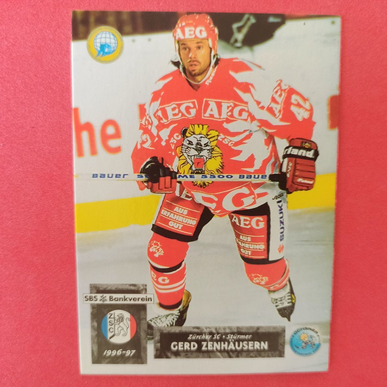 Carte collezionabili: Gerd Zenhäusern - ZSC CARD - 1996/97 – Usato da Dübendorf venduto da kb86_MOVIE