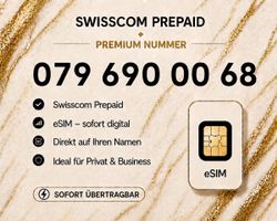 Swisscom Prepaid Premium Nummer