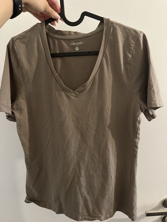 Damen T-Shirt CHICORÉE V-Ausschnitt Grösse M guter Zustand