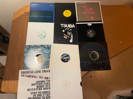 12x Minimal House, French, Techno Abstract Vinylsammlung