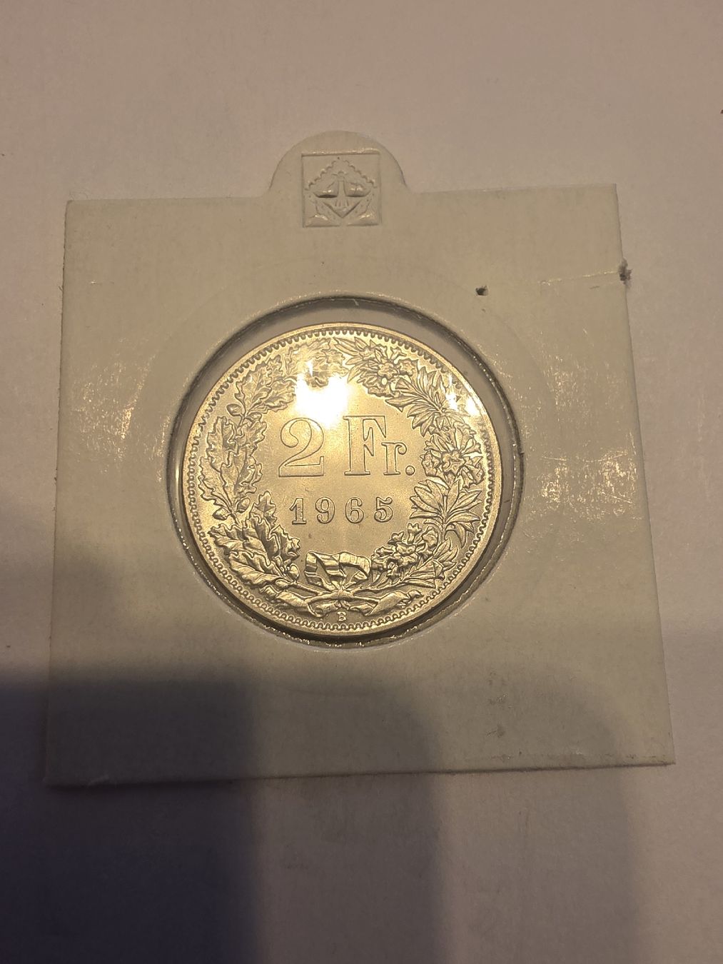 Tutti le monete: piece argent 2chf 1965 UNZ – Nuovo e nell'imballaggio originale da Fribourg venduto da yan_z5fr