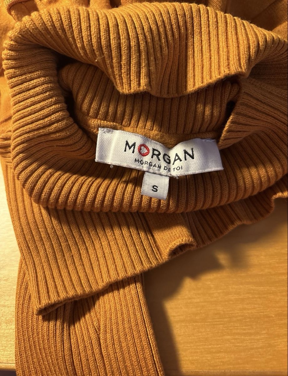 Morgan Maglioni & Felpe: Pull col roulé orange – Usato da Courchapoix venduto da Aal41 1