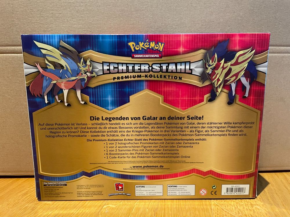 Pokémon Zamazenta Box / Deutsch | Kaufen Auf Ricardo