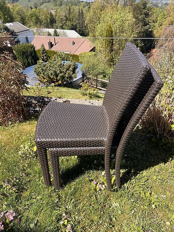 Sedie: Stühle Rattan für draussen oder drinnen  – Usato da Speicher venduto da Alberto6701 2