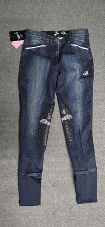 Reithose Jeans Look von Spooks, Grösse S neu