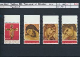 2002 Vatikan, "700. Todestag von Cimabue", ** postfrisch