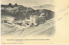 Rochers de Naye - Grand Hôtel + 1904