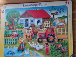 Ravensburger Kinder Puzzle Bauernhof Holzpuzzle 15 Teile
