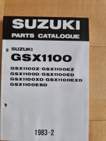 Suzuki GSX1100 Teilekatalog 1983, Oldtimer Motorrad