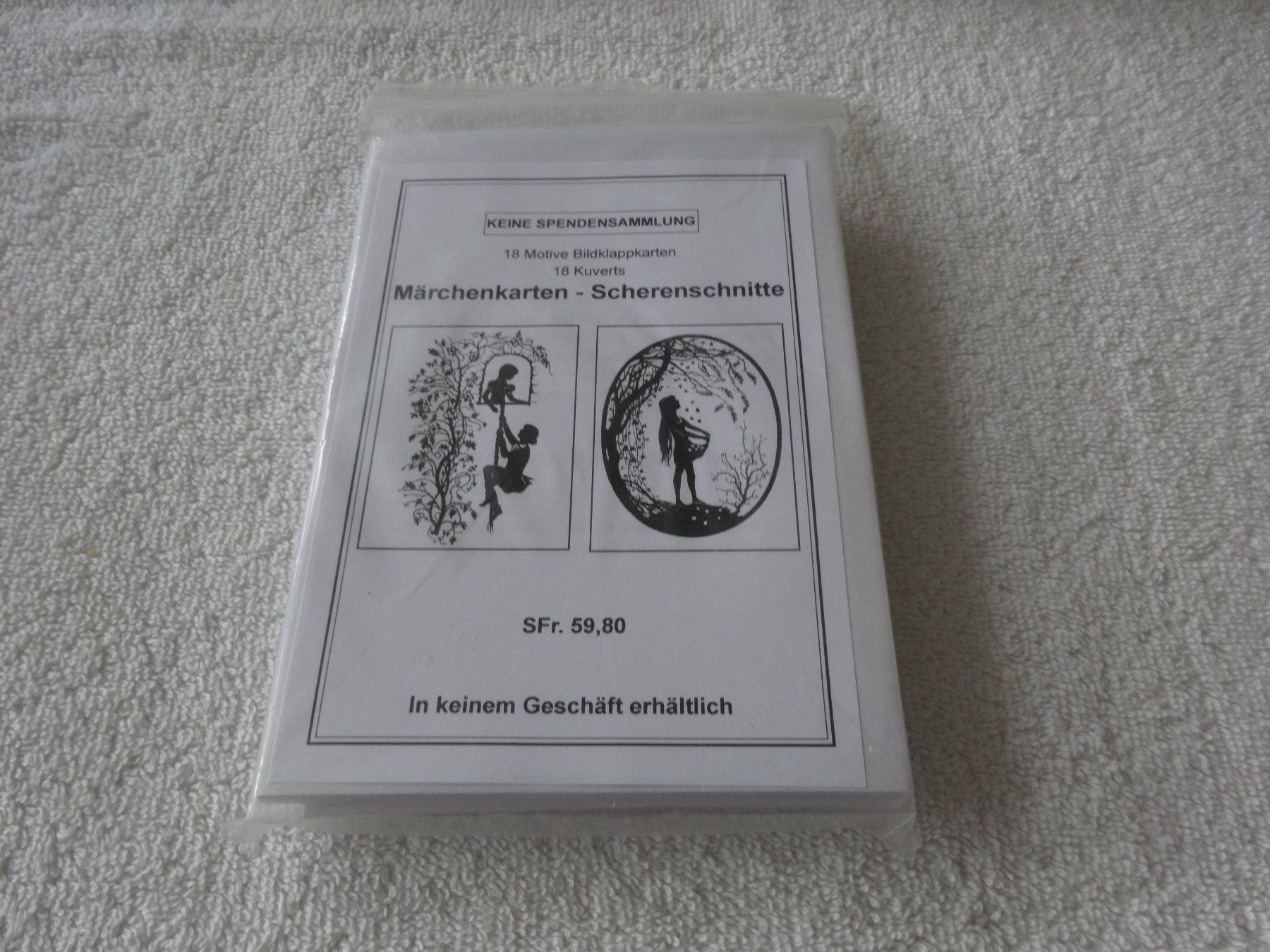 Cartoline: Märchenkarten - Scherenschnitte, 18 Motive Bildklappkarten – Nuovo e nell'imballaggio originale da Neerach venduto da jenny062