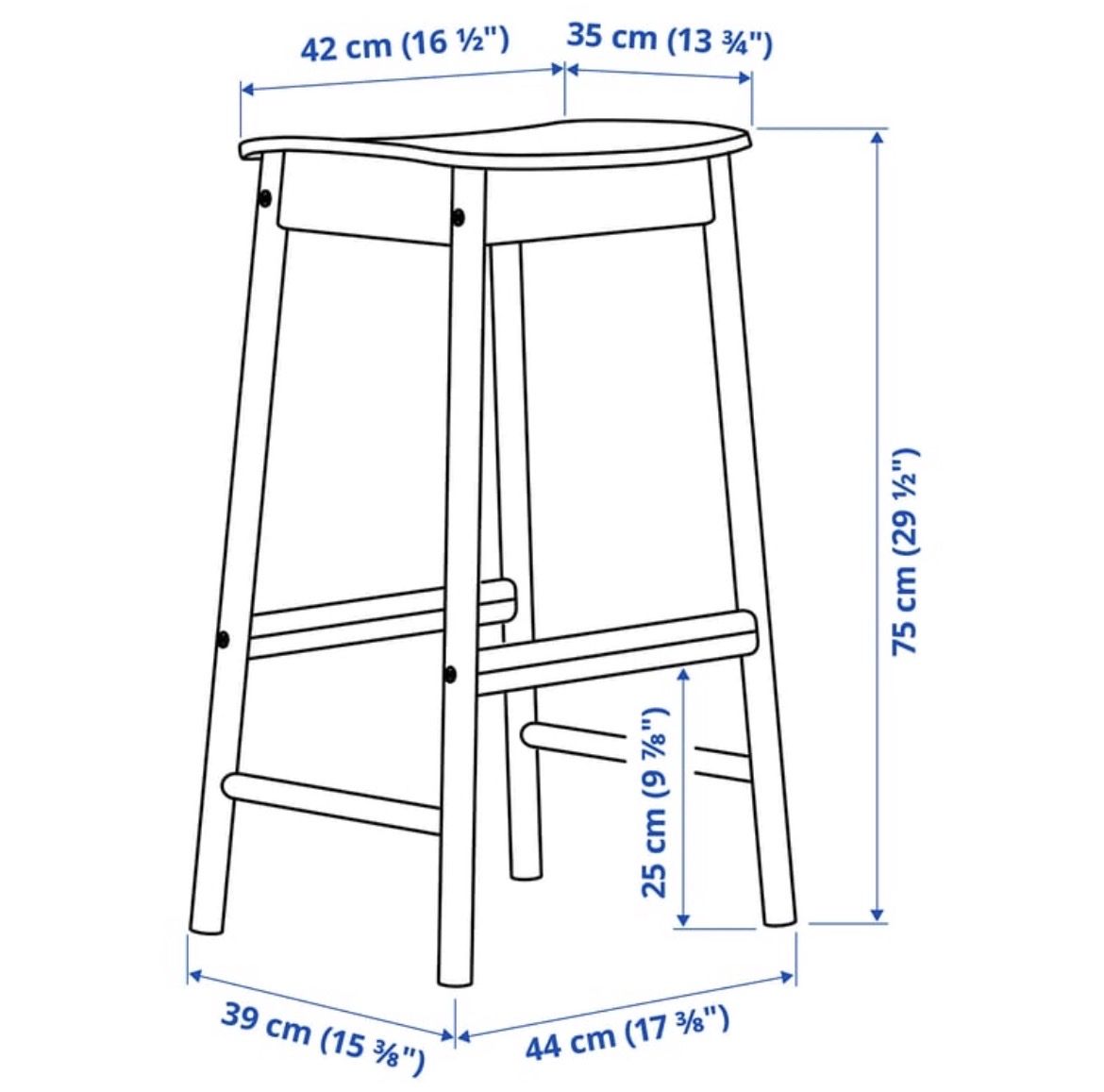 Ikea Tischset: IKEA RÖNNINGE Bartisch mit 4 Barhockern, Birke  – Gebraucht aus Wil SG von kle_5k82 6