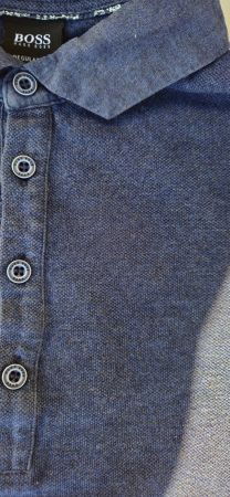 Polo Hugo Boss bleu coupe regular taille S