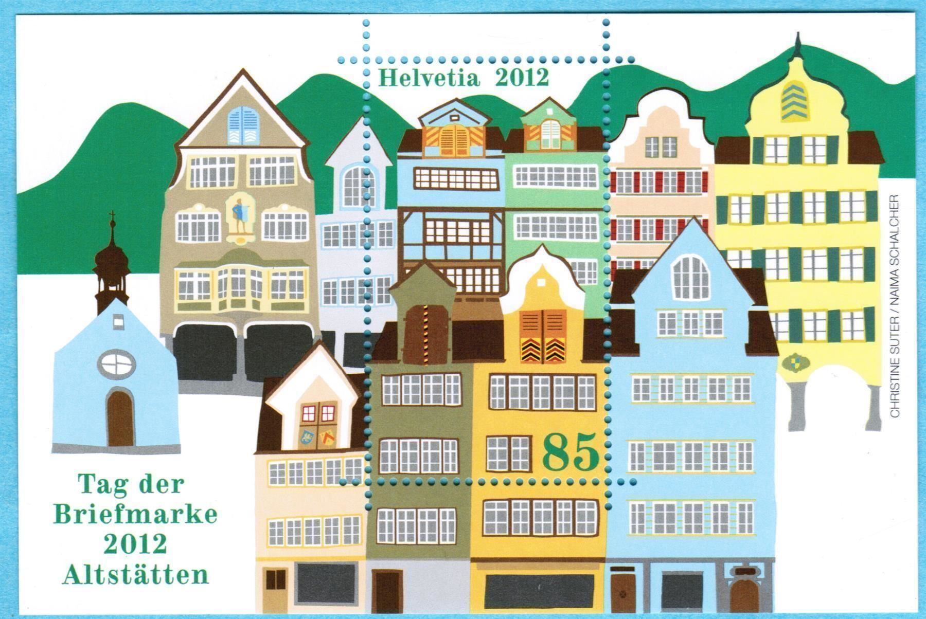 Alle Briefmarken: Tag der Briefmarke  2012  Altstätten   postfrisch – Neu (gemäss Beschreibung) aus Mellingen von Ginger