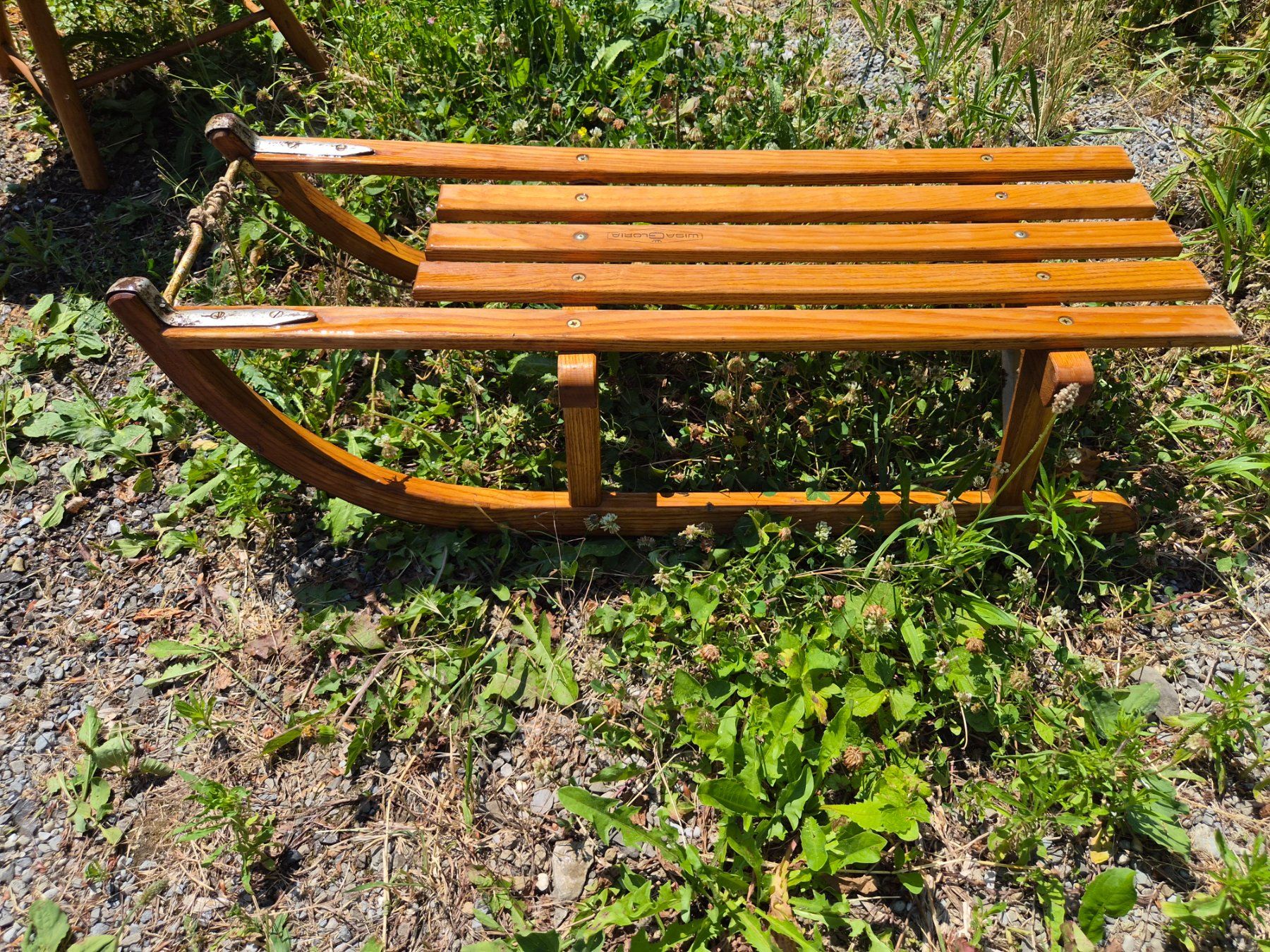 Wisa Gloria Schlitteln: Ancienne luge Wisa-Gloria – Gebraucht aus Monts-de-Corsier von pre_wr9v