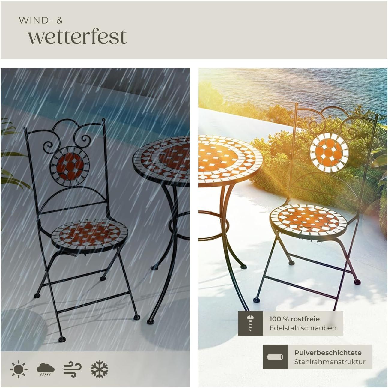 Set de table et chaises: Bistroset – Neuf (Voir description) à Pieterlen par Plasticbox 3