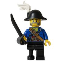 LEGO® Piraten Minifigur Piraten Männlich Mutton Chops Captai
