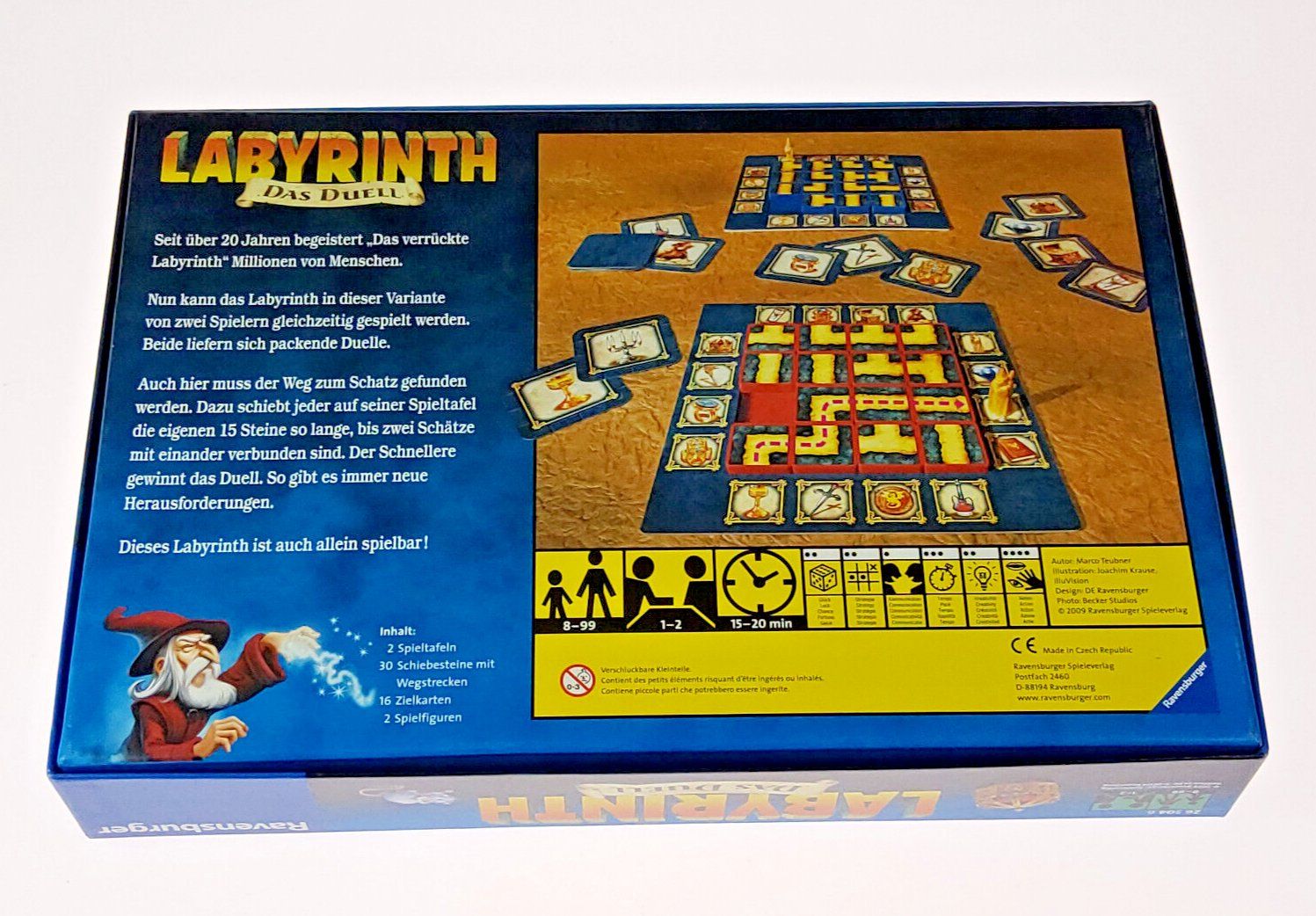 Ravensburger Giochi: Brettspiel LABYRINTH Das Duell. Ab 8jährig. RAVENSBURGER – Nuovo (secondo la descrizione) da Berikon venduto da Akronym55 1