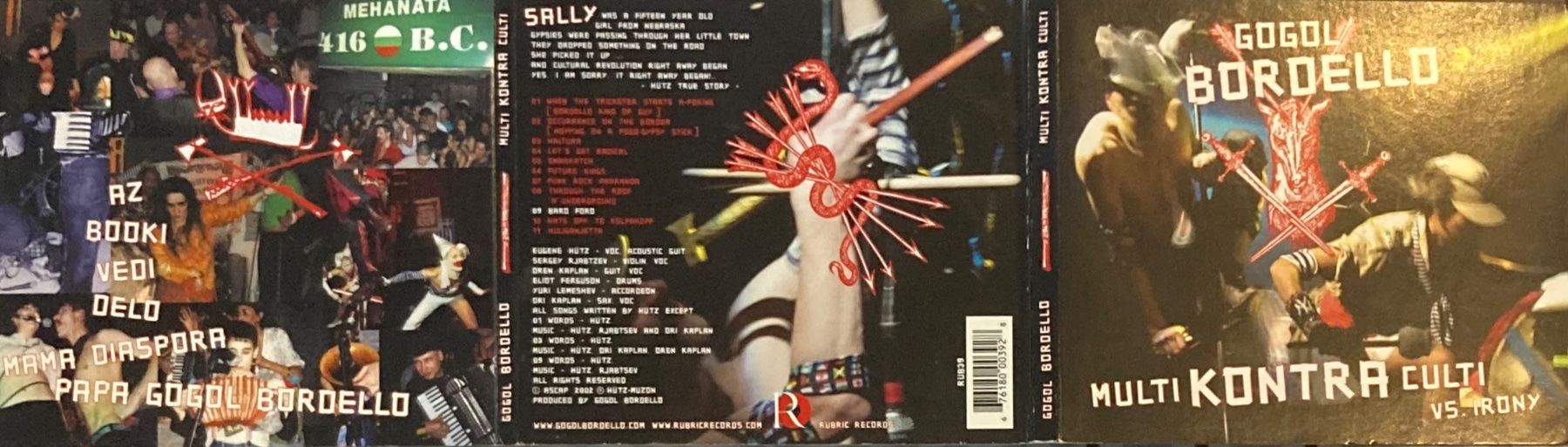 CD: GOGOL BORDELLO - MULTI KONTRA CULTI VS. IRONY – Usato da Poliez-Pittet venduto da Newtown-Records 3