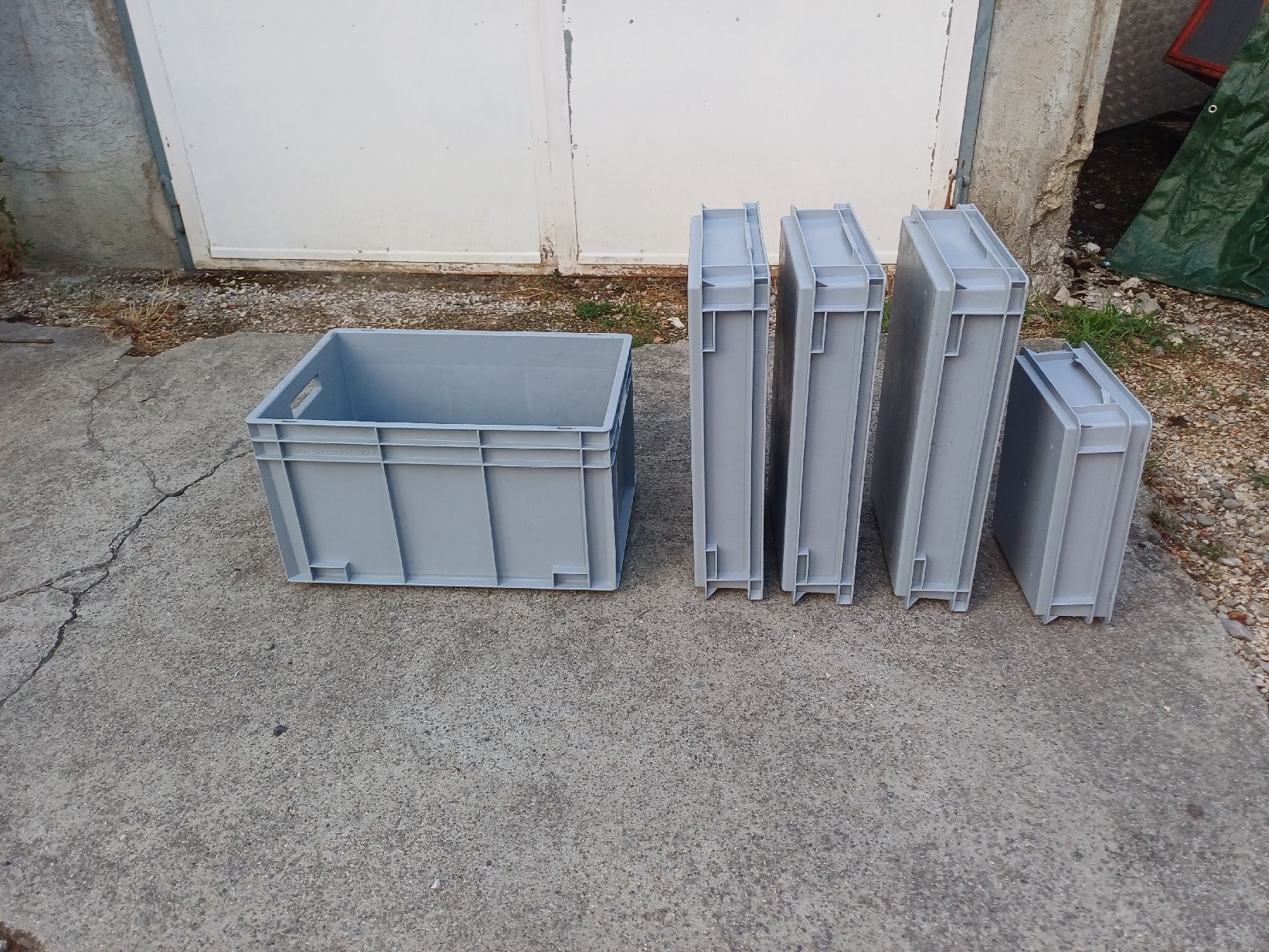 Transportkisten: Kunststoffboxen 5Stk – Gebraucht aus Wangenried von Recycler94