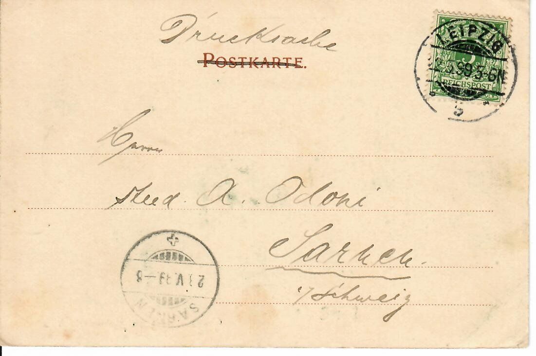 Cartes postales: Leipzig 1899 – D'occasion à Hochdorf par Ziegel-16 1