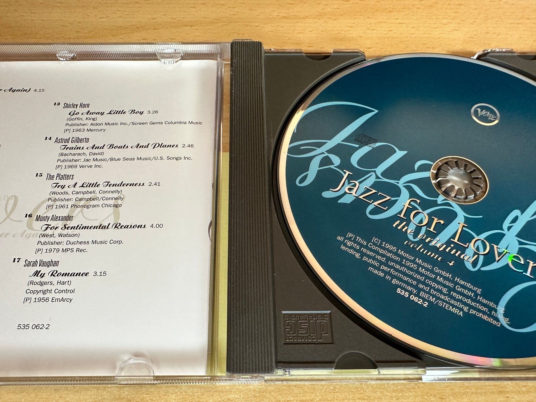 CDs: Various – Jazz For Lovers Volume 4 – Gebraucht aus Rikon im Tösstal von Alpenmutz 2