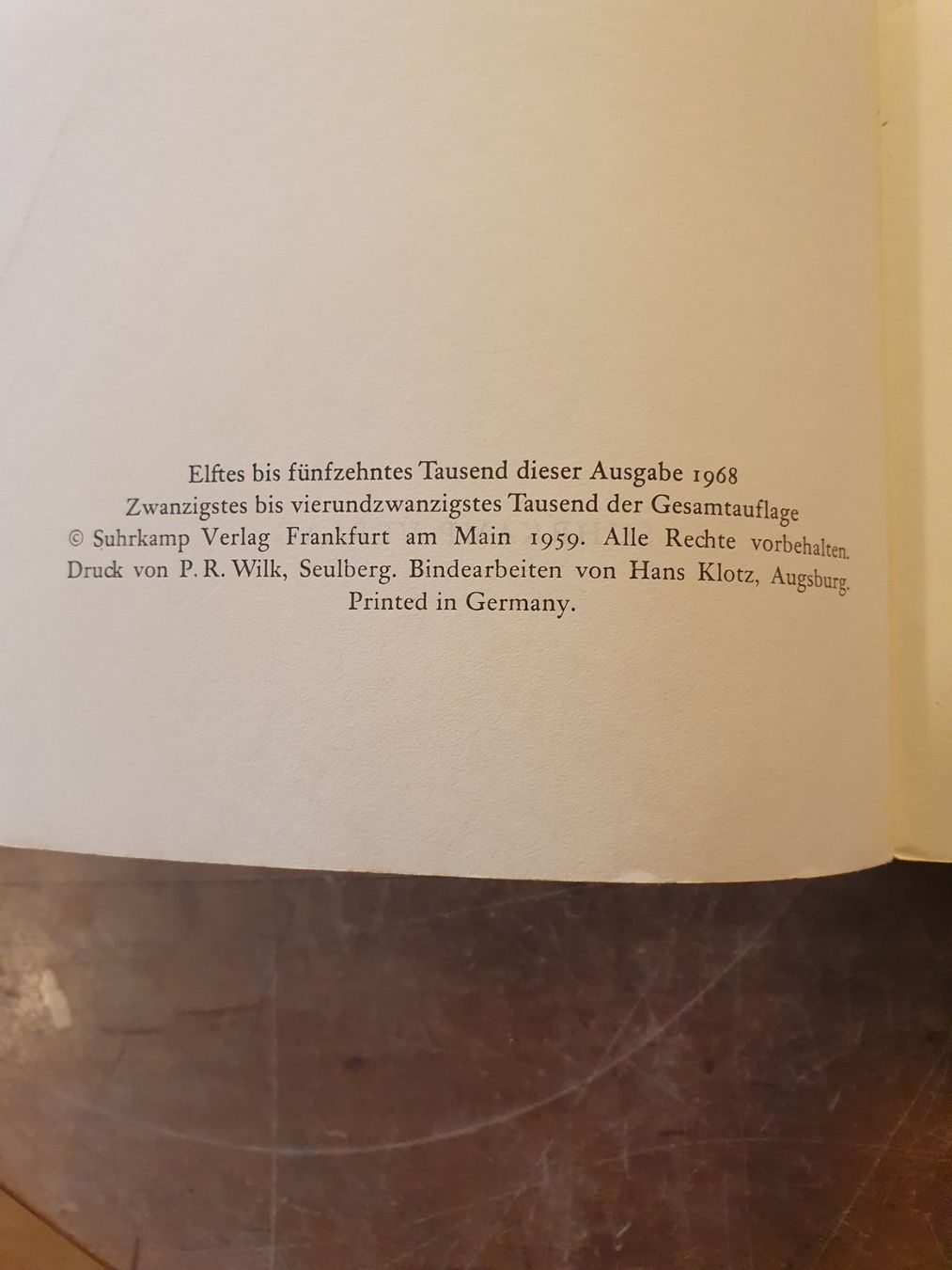 Libri: Das Prinzip Hoffnung Band 3 - Ernst Bloch - Suhrkamp – Usato da Zürich venduto da loosebone 2