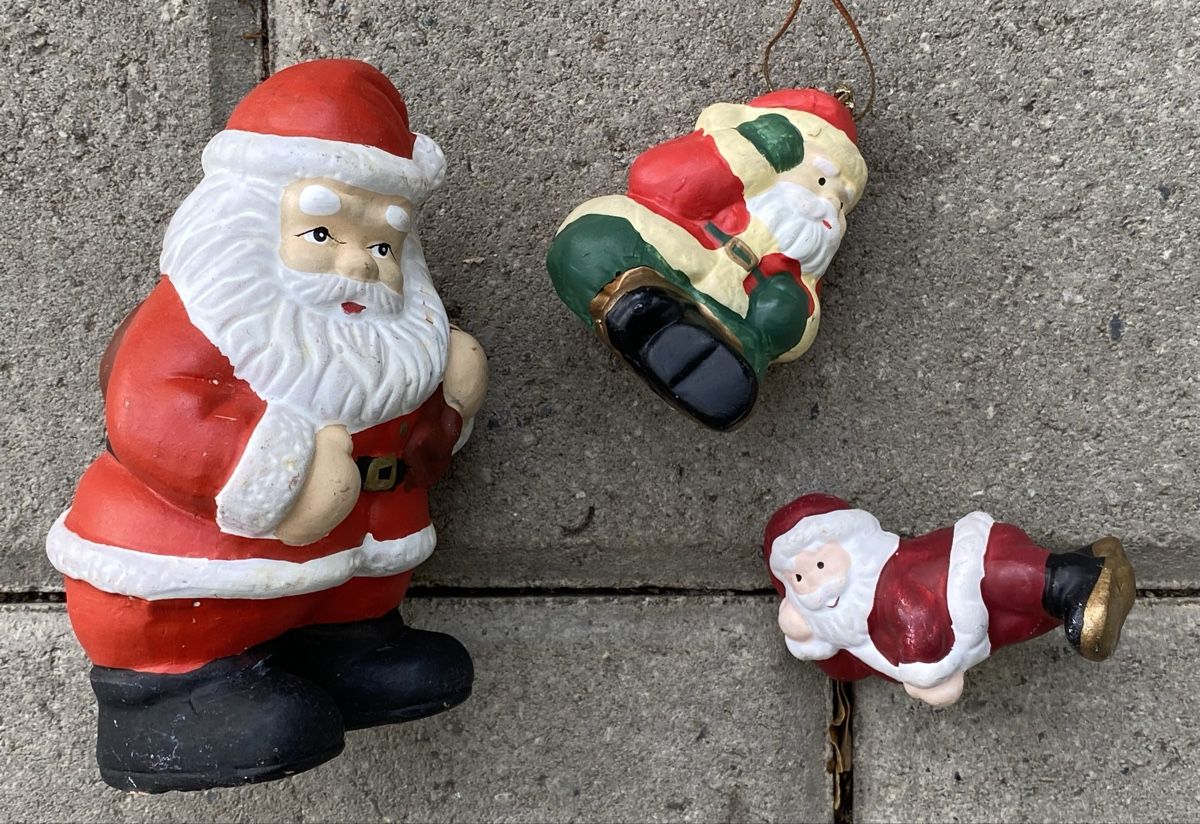 Tutte le decorazioni: 3 Samichläuse / Weihnachtsmänner – Nuovo (secondo la descrizione) da Rabius venduto da bri_ca76 4