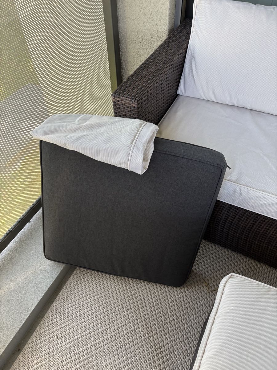 Viplounge Divani: Brooklyn Rattan Lounge braun inkl. Abdeckung – Usato da Gisikon venduto da N.st01 5
