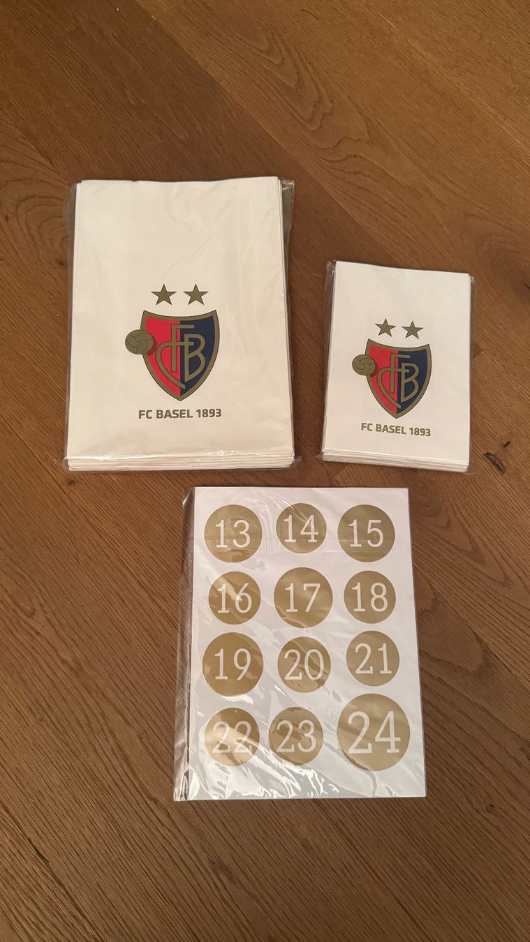 Calendari: FCB Adventskalender Bastelset NEU – Nuovo (secondo la descrizione) da Riehen venduto da To120