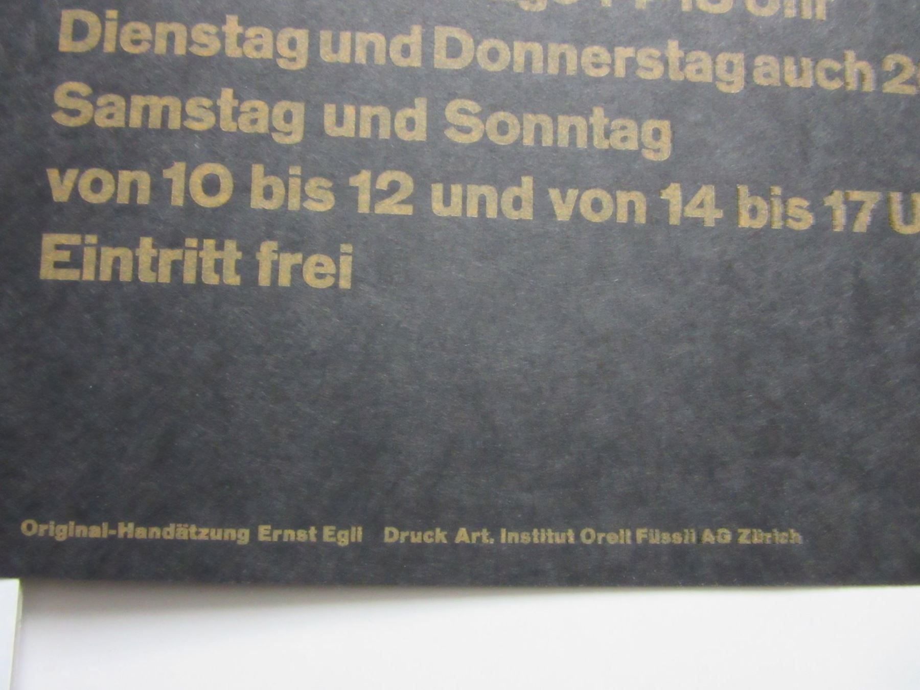 Foto & Immagini: ERNST EGLI HANDÄTZUNG PLAKAT – Usato da Gersau venduto da kunst-online 1