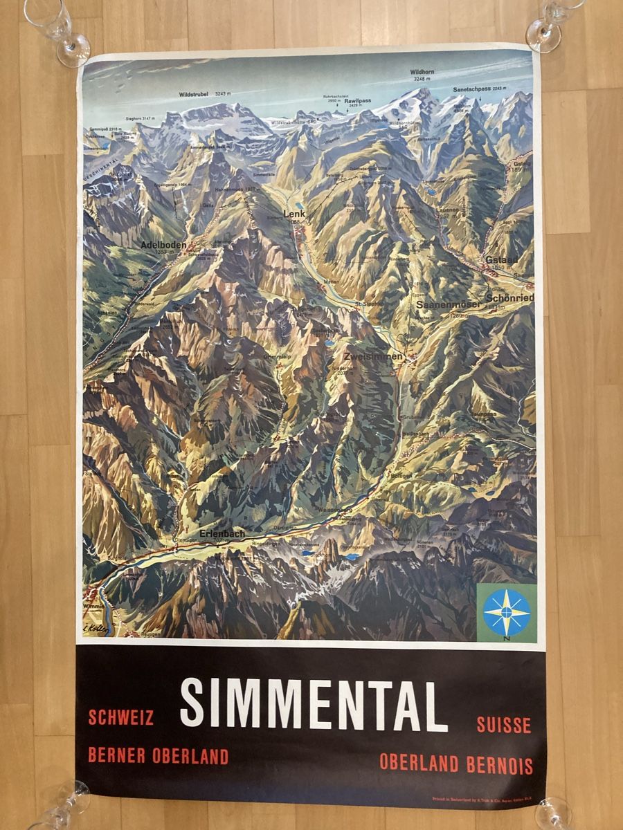 Poster & Bilder: Plakat  Simmental – Gebraucht aus Kaiseraugst von wombat51