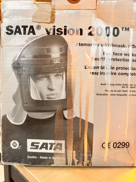 SATA Vision 2000 Atemschutz Vollmaske - Top Zustand! (Gebraucht) in