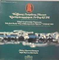 Mozart – Klarinettenquintett / Bach - Vierstimmige Fugen (LP