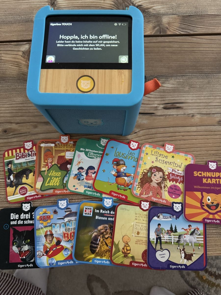 Hörbücher: Tigerbox Touch blue mit11 tiger-cards  – Gebraucht aus Menziken von pau_q8jr
