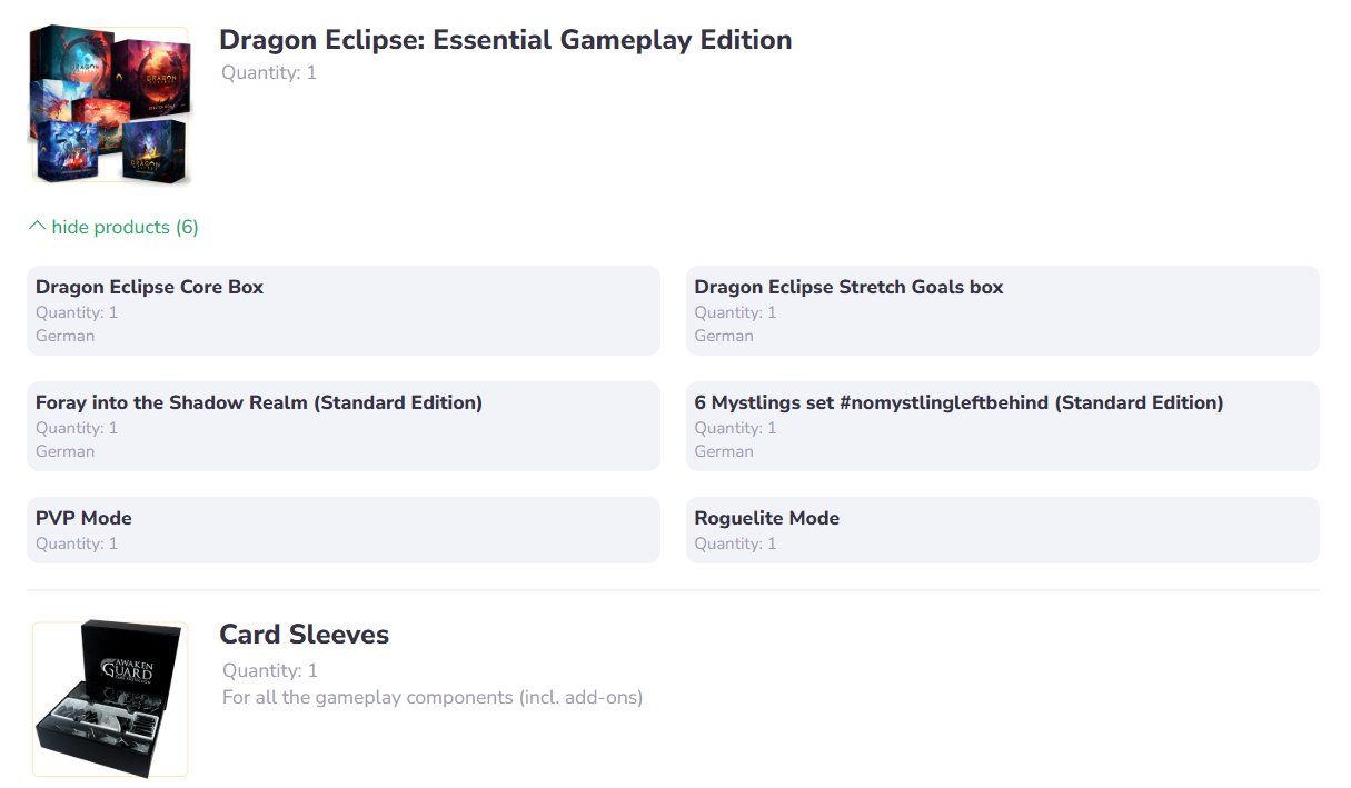 Giochi: Dragon Eclipse inkl. Erweiterung und Sleeve-Box Deutsch – Usato da Embrach venduto da Herr-Spoldi 1
