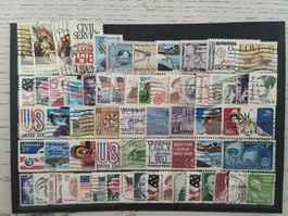 tolles USA Lot gestempelt