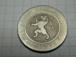 Belgien 10 Centimes, 1862