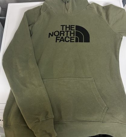Sweat à capuche The North Face vert kaki taille S