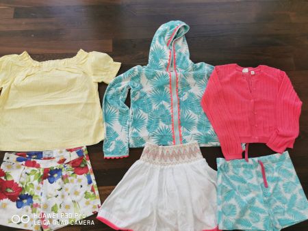 PREMIUM Kleiderpaket Gr. 134/140 6 Teile Sommer