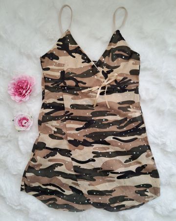 Top long / tunique femme - strass - Taille S - Neuf