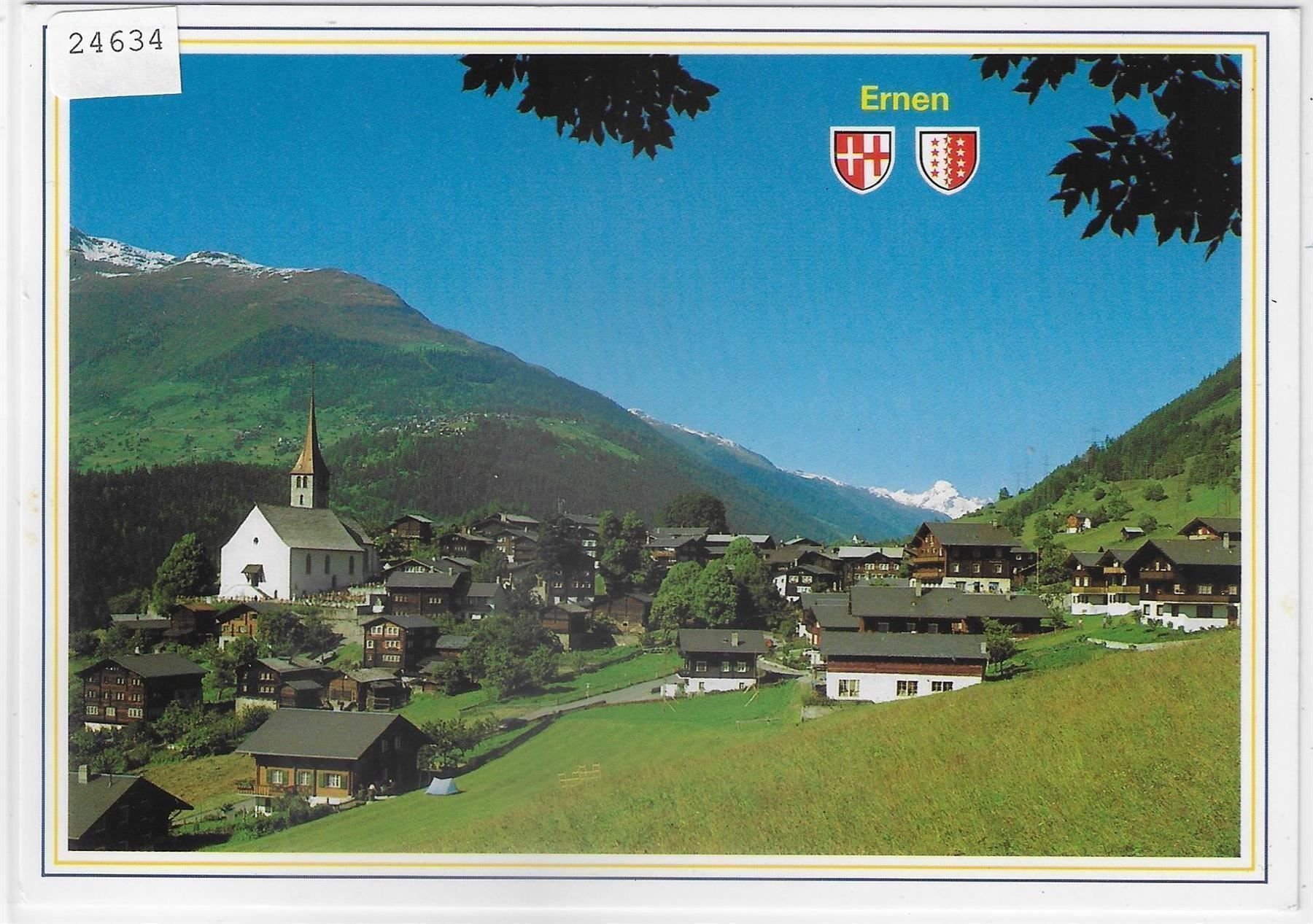 Cartoline postali: Ernen - Generalansicht – Antico da Ettingen venduto da Kartenplanet